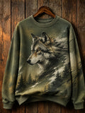 Women's Outdoor Casual Animal Print Sweatshirt