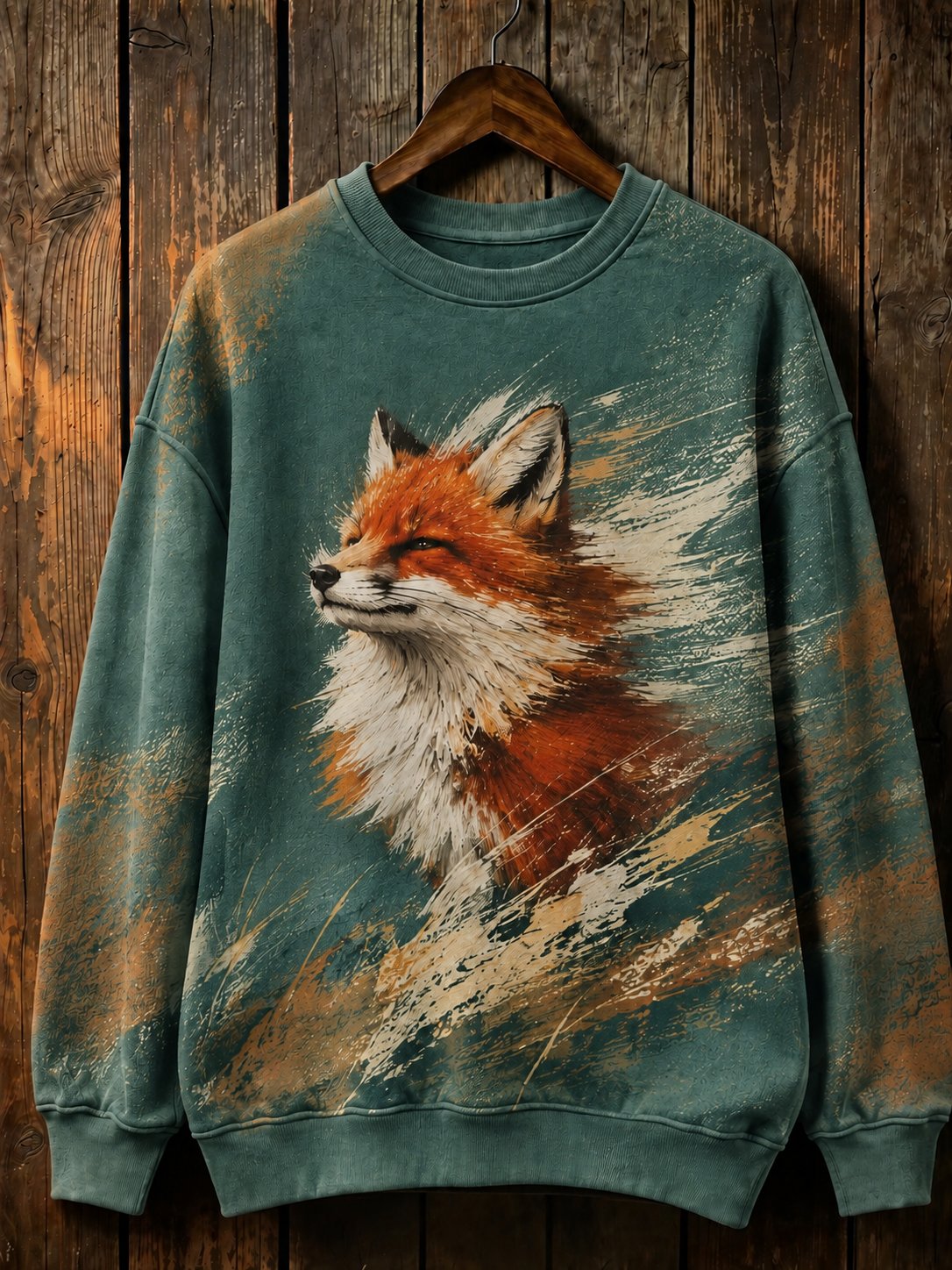 Women's Outdoor Casual Animal Print Sweatshirt