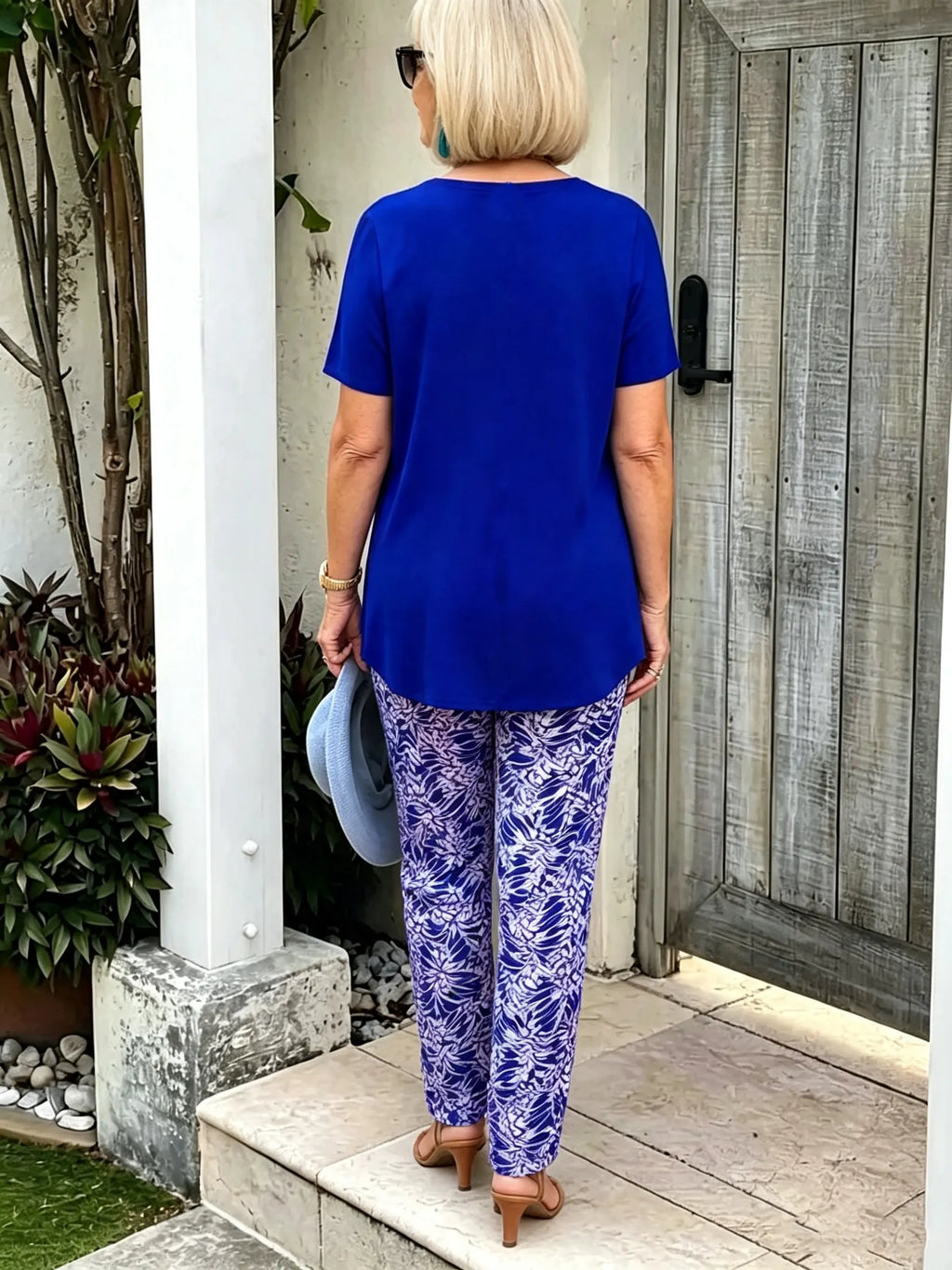Vacation Two Piece Set Casual Holiday Loose Suit Two Piece Seaside Suit Holiday Clothing Sun Protection Suit
