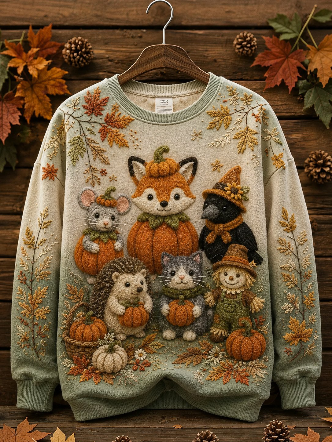 Women's Autumn Animal Printed Casual Sweatshirt