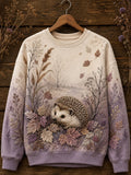 Women's Autumn Animal Print Sweatshirt