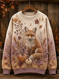 Women's Autumn Animal Print Sweatshirt